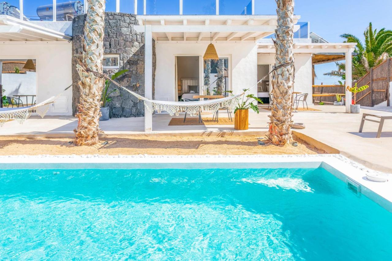 Boutique Beach Villa By Lanzarote Retreats - Private Pool - 1 Min Walk To Sea Pool Charco del Palo Luaran gambar