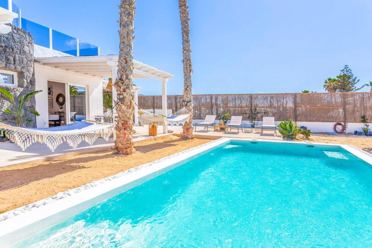 Boutique Beach Villa By Lanzarote Retreats - Private Pool - 1 Min Walk To Sea Pool Charco del Palo Luaran gambar